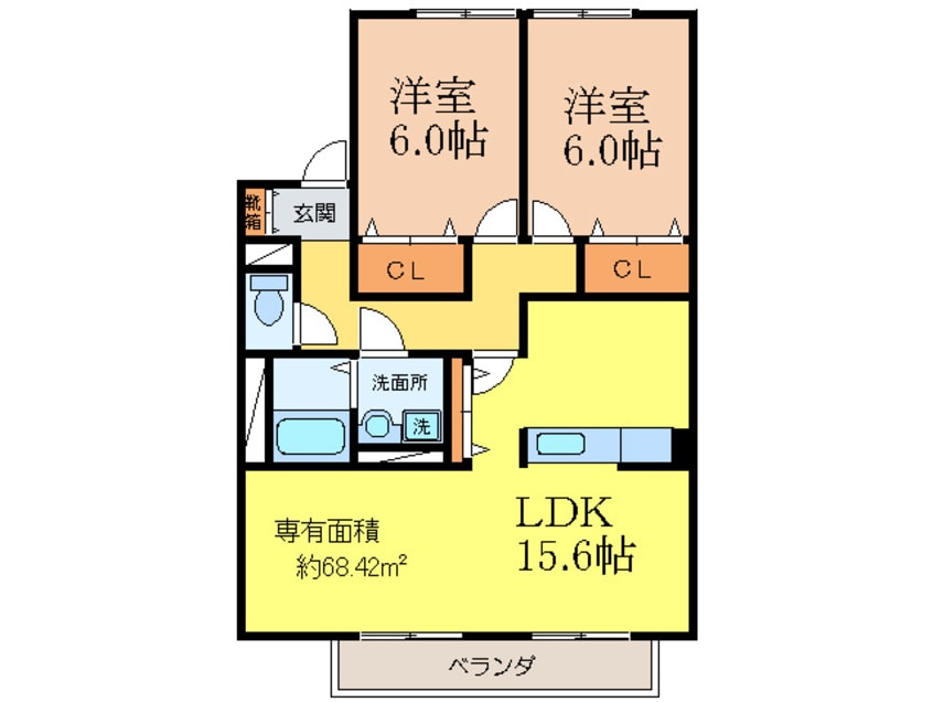 間取図 ルミエ－ル並木