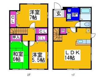 間取図 オリエンスＣ