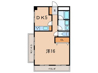 間取図 苦楽園口第２ビル