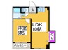 ビクトリー今里 1LDKの間取り