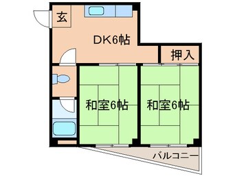 間取図 トマダハイツ