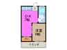 ナガタビル 1DKの間取り