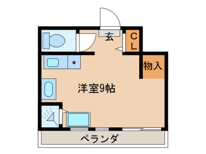 間取図 ユウパレス和泉府中Ⅴ