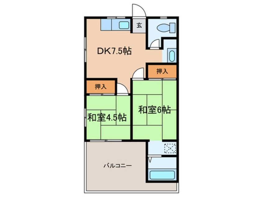 間取図 春日マンション