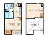 メゾン・ジュピタ 1Kの間取り