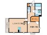 Ｂｉａｎｃａ垂水 1LDKの間取り