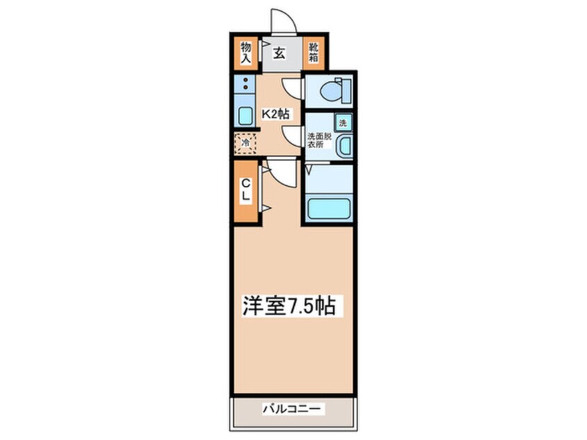 間取図 Ｓ－ＲＥＳＩＤＥＮＣＥ堺市駅前