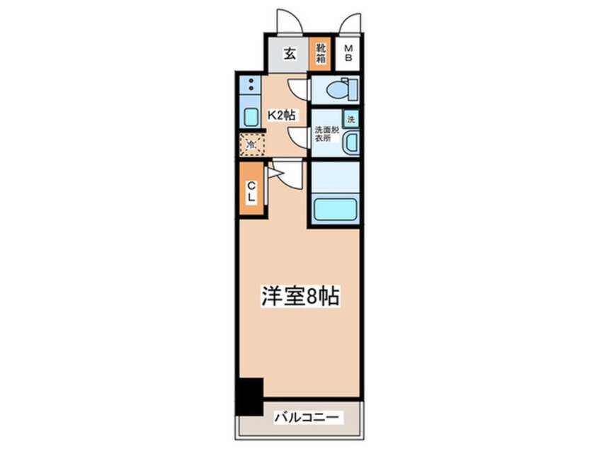 間取図 Ｓ－ＲＥＳＩＤＥＮＣＥ堺市駅前