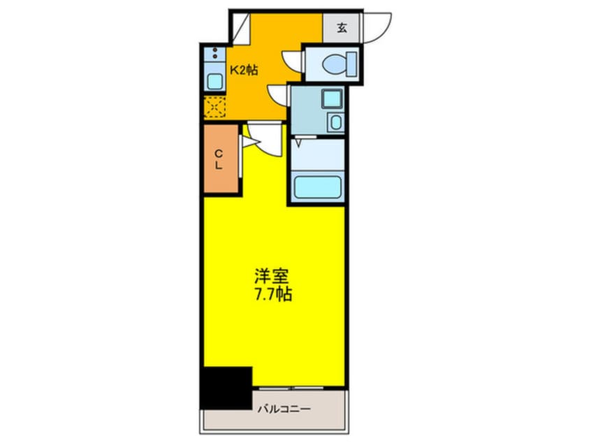 間取図 Ｓ－ＲＥＳＩＤＥＮＣＥ堺市駅前