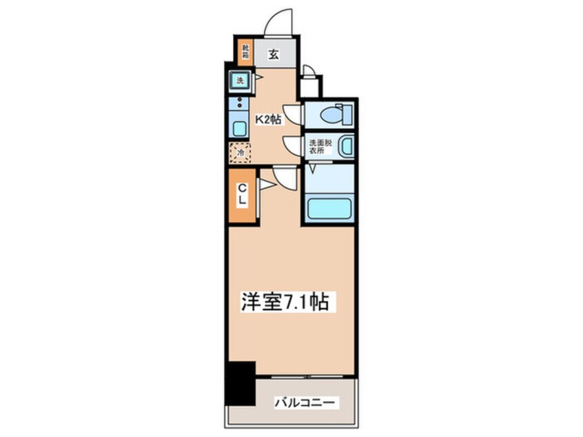 間取図 Ｓ－ＲＥＳＩＤＥＮＣＥ堺市駅前