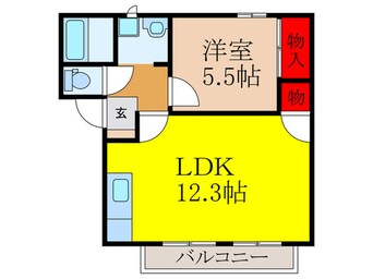 間取図 モダニティ室町