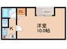 モンシャンブル 1Kの間取り