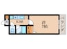 アストリア桂 1Kの間取り
