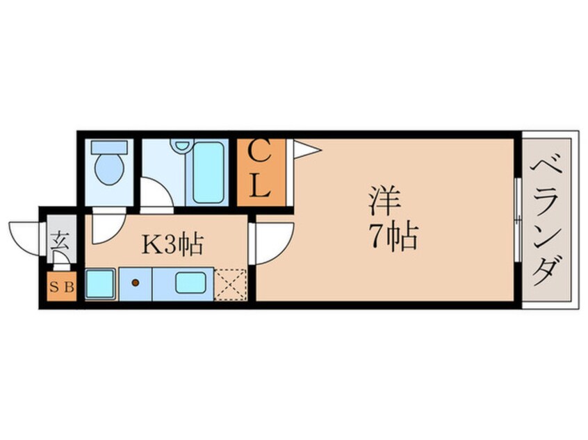 間取図 アストリア桂