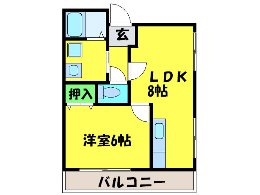 間取図 シェモア堺