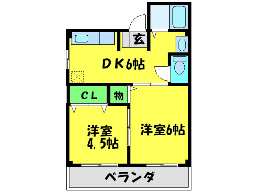 間取図 シェモア堺