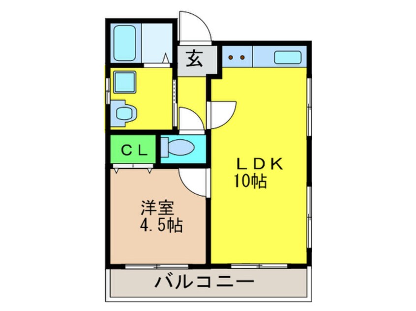 間取図 シェモア堺