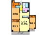 GrandEterna京大正門前 3LDKの間取り