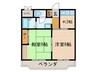 サン兵庫（C） 2Kの間取り