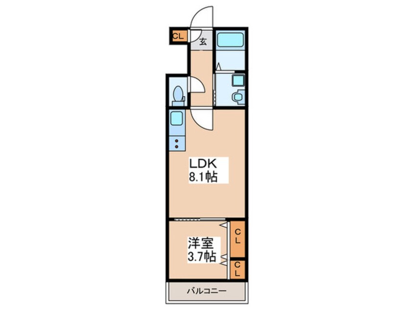 間取図 カーサセレーノ