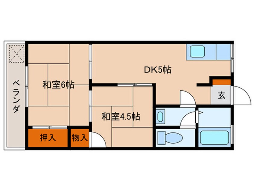 間取図 朝日マンション