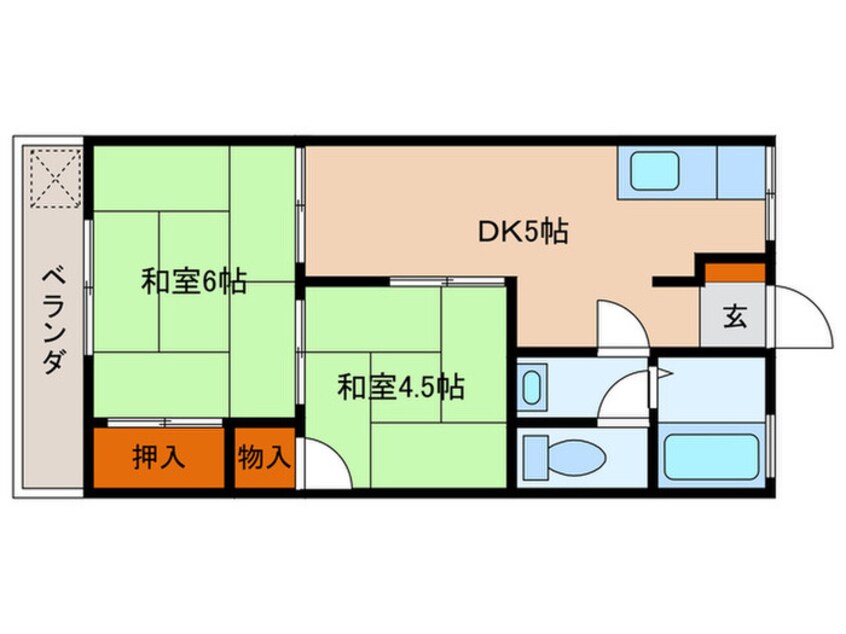 間取図 朝日マンション