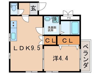 間取図 ベレッツァ松田町