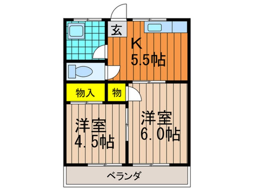 間取図 クレセント