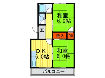 間取図 春日ダイヤモンドハイム