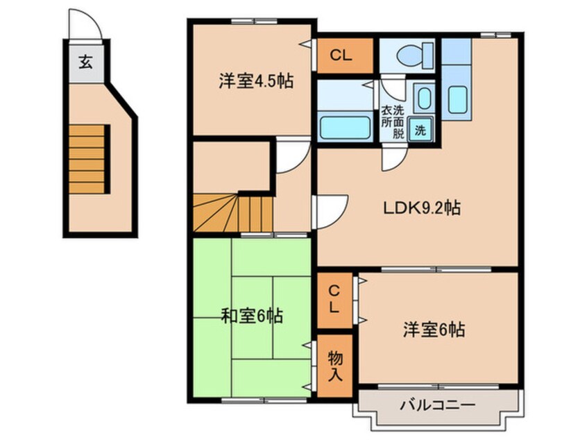 間取図 シャン・グリシ－ヌ