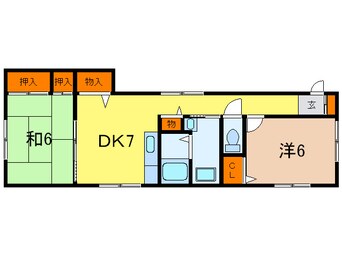 間取図 宮川町ハイツ