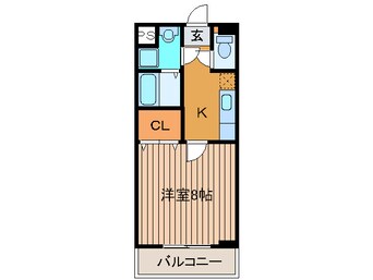 間取図 ロ－レル関大前