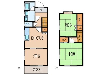 間取図 ＹＯＫハイム１