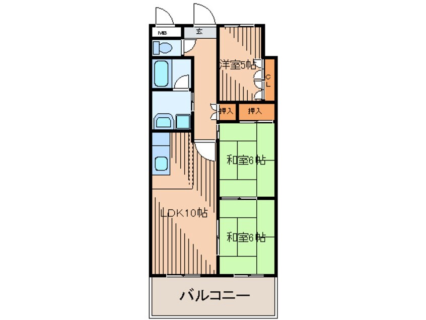 間取図 ファミ－ユ　Ⅱ