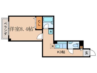 間取図 プラネシア星の子山科駅前