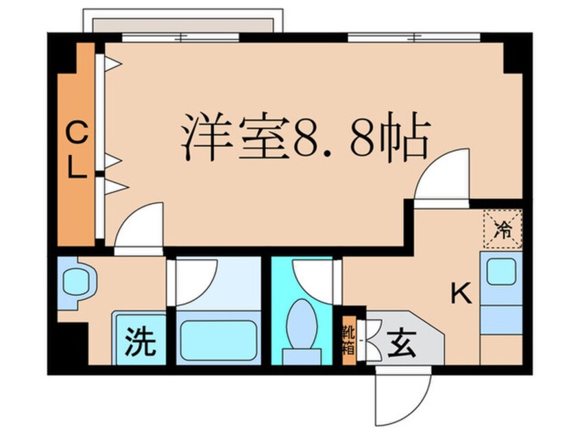 間取図 プラネシア星の子山科駅前