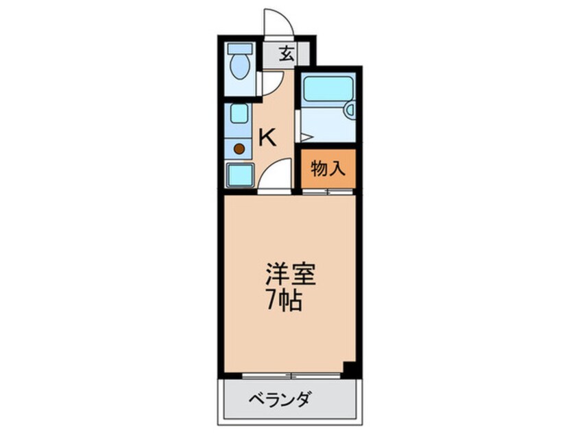 間取図 カ－サグランテ竹島