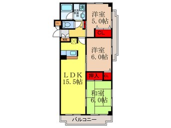 間取図 カ－サ・アルコⅡ