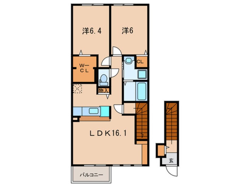 間取図 ラ・ルーチェ