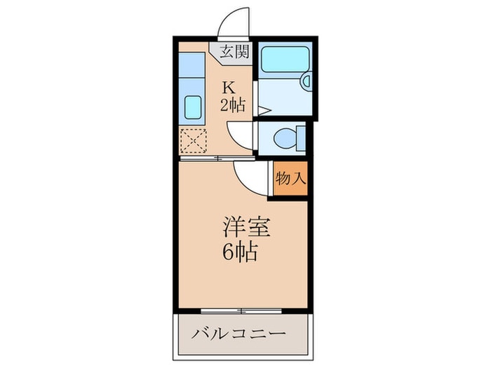 間取り図 竜安寺ハイツ