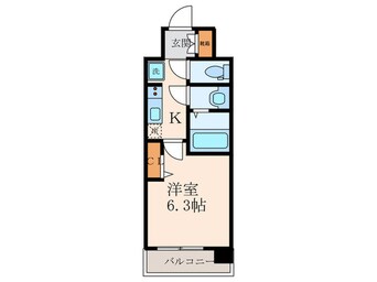 間取図 プレサンス尼崎アルモナ