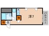 ラインビルド芦屋船戸（３０１） 1Rの間取り