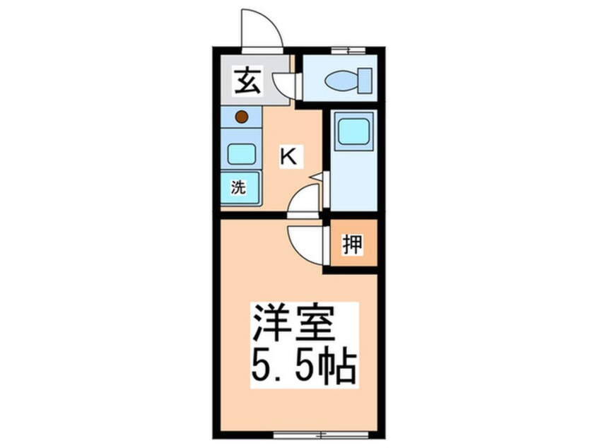 間取図 ハイツ若草