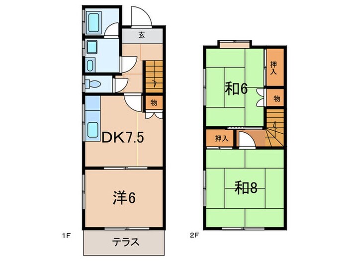 間取り図 ＹＯＫハイム１