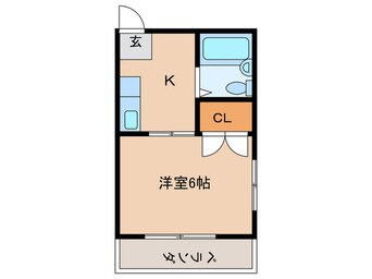 間取図 カルムセイワ高殿