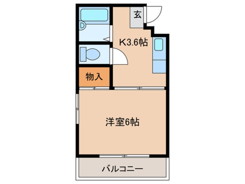 間取図 カルムセイワ高殿