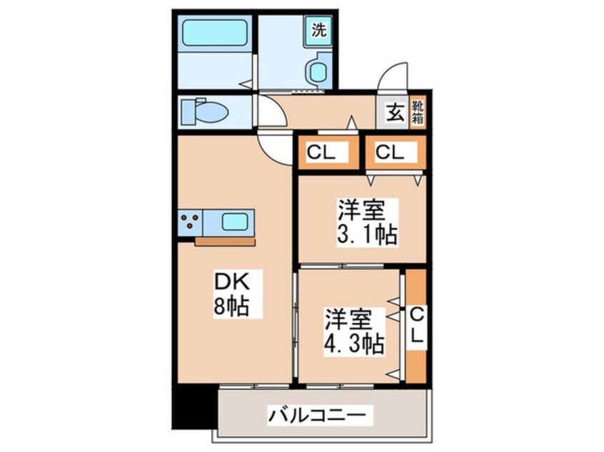 間取図 永楽ハイツ