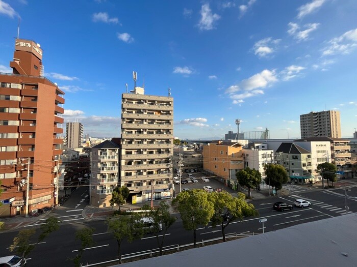 室内からの展望 永楽ハイツ