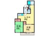 ヴィラツインクル 2LDKの間取り