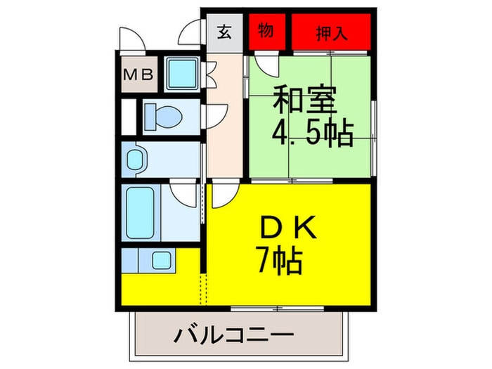 間取り図 エルヴェ服部